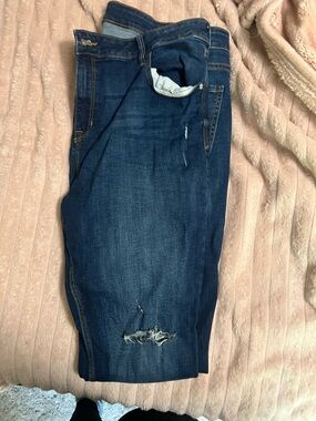 Dark Wash Blue Denim Jeans Old Navy Rockstar